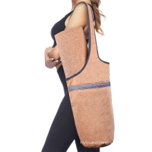 Yoga Mat Carrier Cork Linen Bag